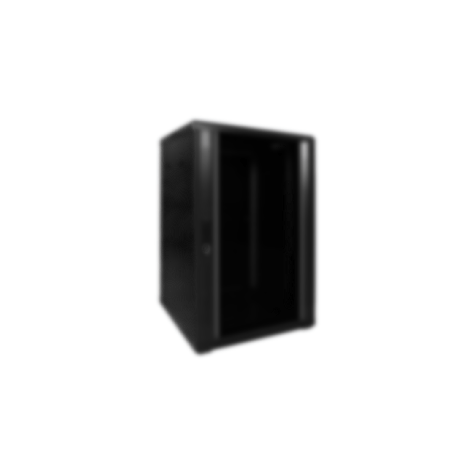 9U Patchkast met glazen deur afmetingen: 600x600x501mm