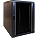 15U mini Patchkast met glazen deur 600x800x860mm (BxDxH)