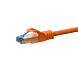 CAT6a S/FTP (PIMF) patchkabel 2m oranje