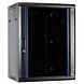 15U wandkast met glazen deur 600x450x770mm (BxDxH)