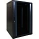 18U Patchkast met glazen deur 600x600x1000mm (BxDxH)