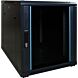12U mini Patchkast met glazen deur 600x600x720mm (BxDxH) 