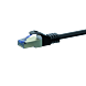CAT6a S/FTP (PIMF) patchkabel 10m zwart