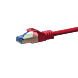 CAT6a S/FTP (PIMF) patchkabel 10m rood