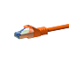 CAT6a S/FTP (PIMF) patchkabel 50m oranje
