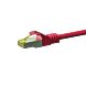 Cat7 S/FTP (PIMF) patchkabel 7,50m rood