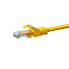 CAT5e patchkabel 0,25m geel - CCA