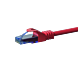 UTP CAT6a patchkabel 0,15m rood - 100% koper