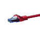 UTP CAT6a patchkabel 1,50m rood - 100% koper