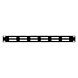 19 inch Ventilatie paneel Zwart - 1U