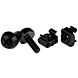 Kooimoeren en ringetjes t.b.v. montage in patch- en serverkasten, M6, set van 100 stuks