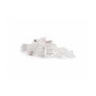 CAT6A Connector RJ45 - Unshielded + hulpstukje - voor soepele kern  - 10 stuks