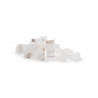 CAT6A Connector RJ45- Unshielded  met hulpstukje - voor stugge kern - 10 stuks