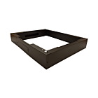 Sokkel voor 19" patchkasten, afmetingen: (BxDxH) 600x800x150mm, zwart