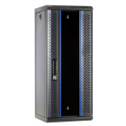 10 inch 15U Patchkast met glazen deur 312x310x752mm (BxDxH) 