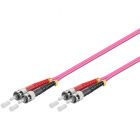 Glasvezel kabel ST-ST OM4 (laser optimized) 0.5 m