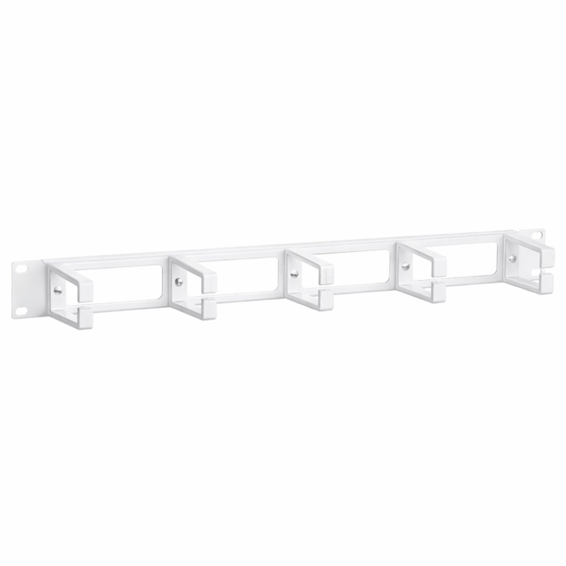 19 inch kabelhouder 1U wit