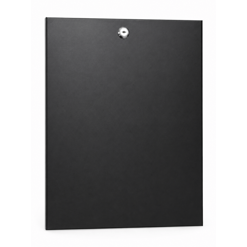 15U zijpaneel voor 10" serverkasten - 450mm diep met slot