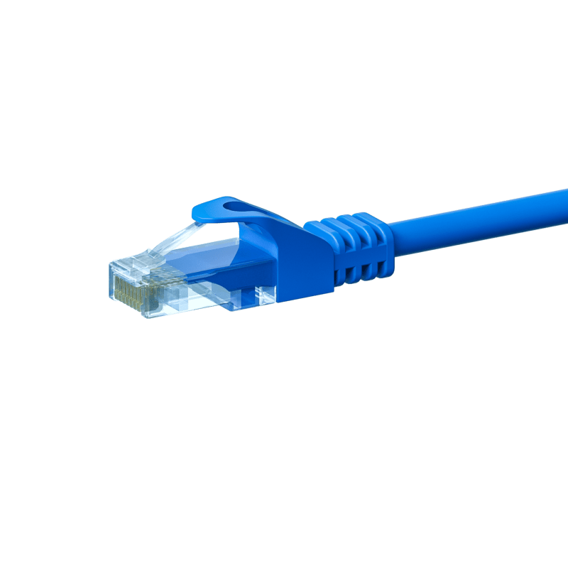 UTP CAT5e patchkabel 10m blauw - 100% koper