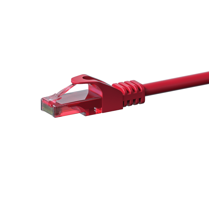 UTP CAT6 patchkabel 7,5m rood - 100% koper