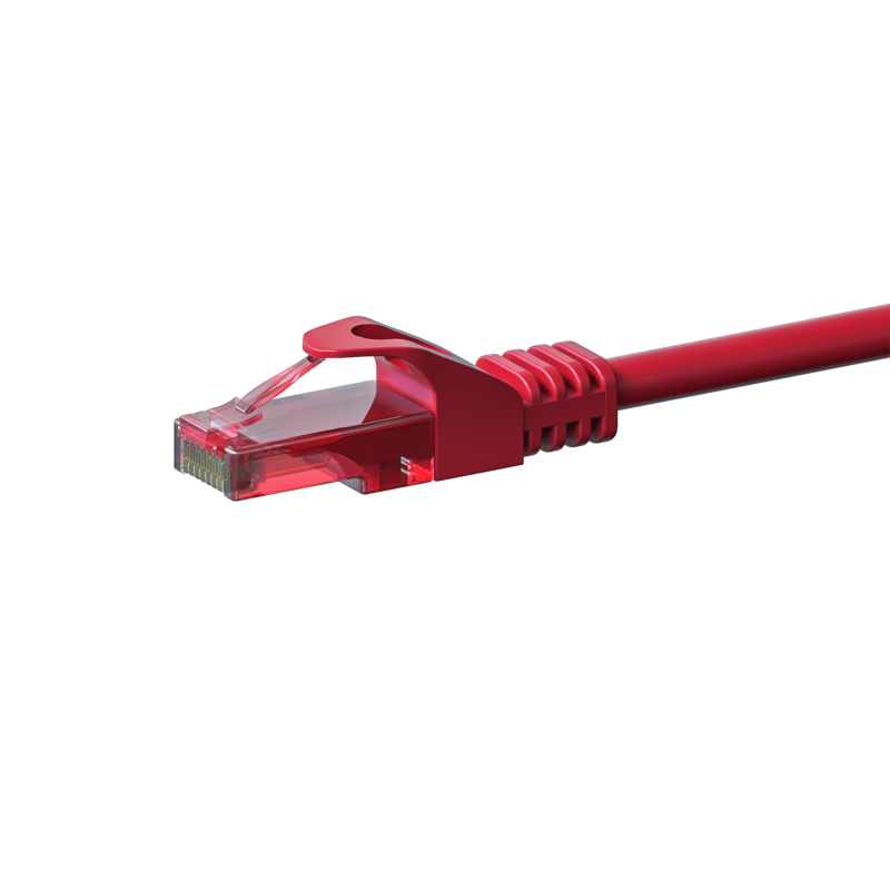 UTP CAT6 patchkabel 10m rood - 100% koper