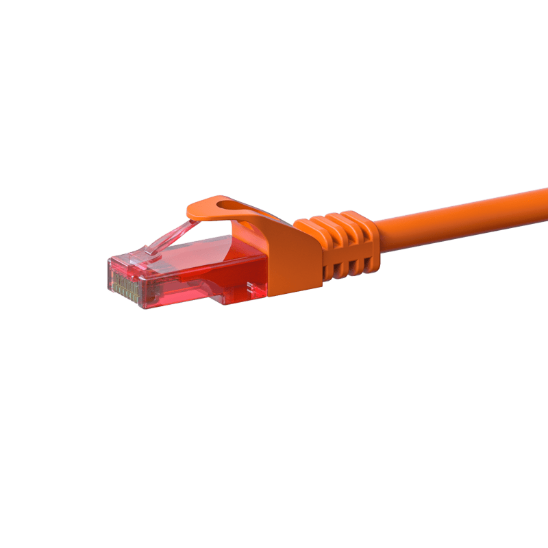 UTP CAT6 patchkabel 0,25m oranje - 100% koper