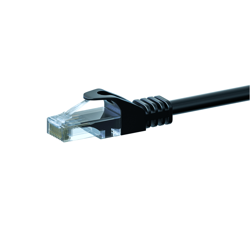 CAT6 patchkabel 1m zwart - CCA