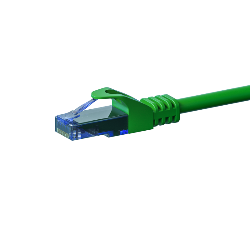 UTP CAT6a patchkabel 0,15m groen - 100% koper