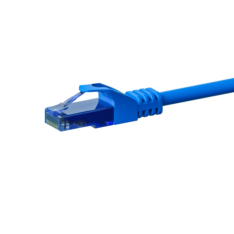 UTP CAT6a patchkabel 20m blauw - 100% koper