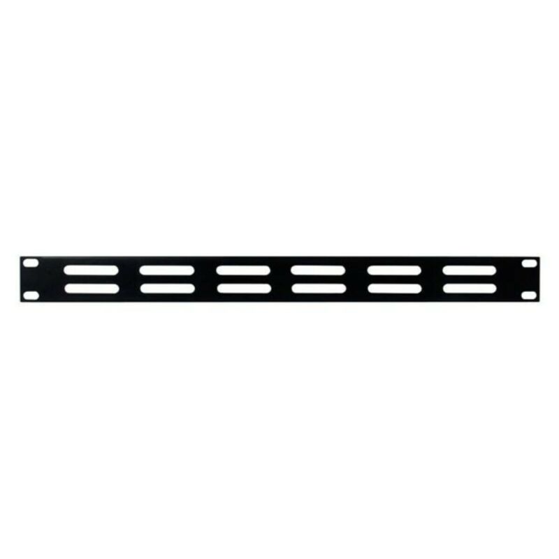 19 inch Ventilatie paneel Zwart - 1U