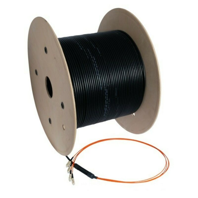OM4 glasvezel kabel op maat 12 vezels incl. connectoren