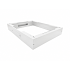 Sokkel voor 19 inch patchkasten 800x800x150mm (BxDxH) - Wit