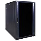 18U Patchkast met glazen deur 600x1000x1000mm (BxDxH) 