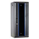 10 inch 15U Patchkast met glazen deur 312x310x752mm (BxDxH)