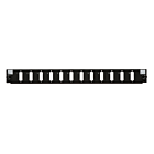 Front LC/SC 12 poorts zwart quad/duplex geschikt voor universele glasvezel lade
