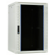 22U witte wandkast met glazen deur 600x600x1100mm (BxDxH)