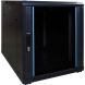 12U mini Patchkast met glazen deur 600x800x720mm (BxDxH)