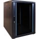 15U mini Patchkast met glazen deur 600x600x860mm (BxDxH)