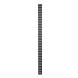 42U verticale kabelgoot - 10 cm breed