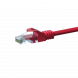 UTP CAT5e patchkabel 0,25m rood - 100% koper