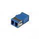 Singlemode keystone koppeling LC-LC duplex blauw