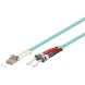 Glasvezel kabel LC-ST OM3 (laser optimized) 1 m