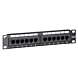 10 inch CAT6 UTP patchpaneel - 12 poorts