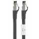 Cat8 S/FTP (PIMF) patchkabel 1m zwart