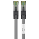 Cat8 S/FTP (PIMF) patchkabel 0,50m grijs