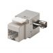 CAT6 STP Keystone Connector - Toolless Angled