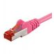 CAT6 S/FTP (PIMF) patchkabel 25m roze