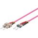 Glasvezel kabel SC-ST OM4 (laser optimized) 2 m