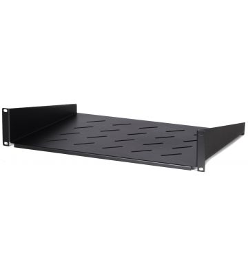 2U Universeel legbord voor max 600mm diepe wandkasten, 350mm diep (max. 15 kg)