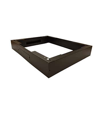 Sokkel voor 19" patchkasten, afmetingen: (BxDxH) 600x600x150mm, zwart